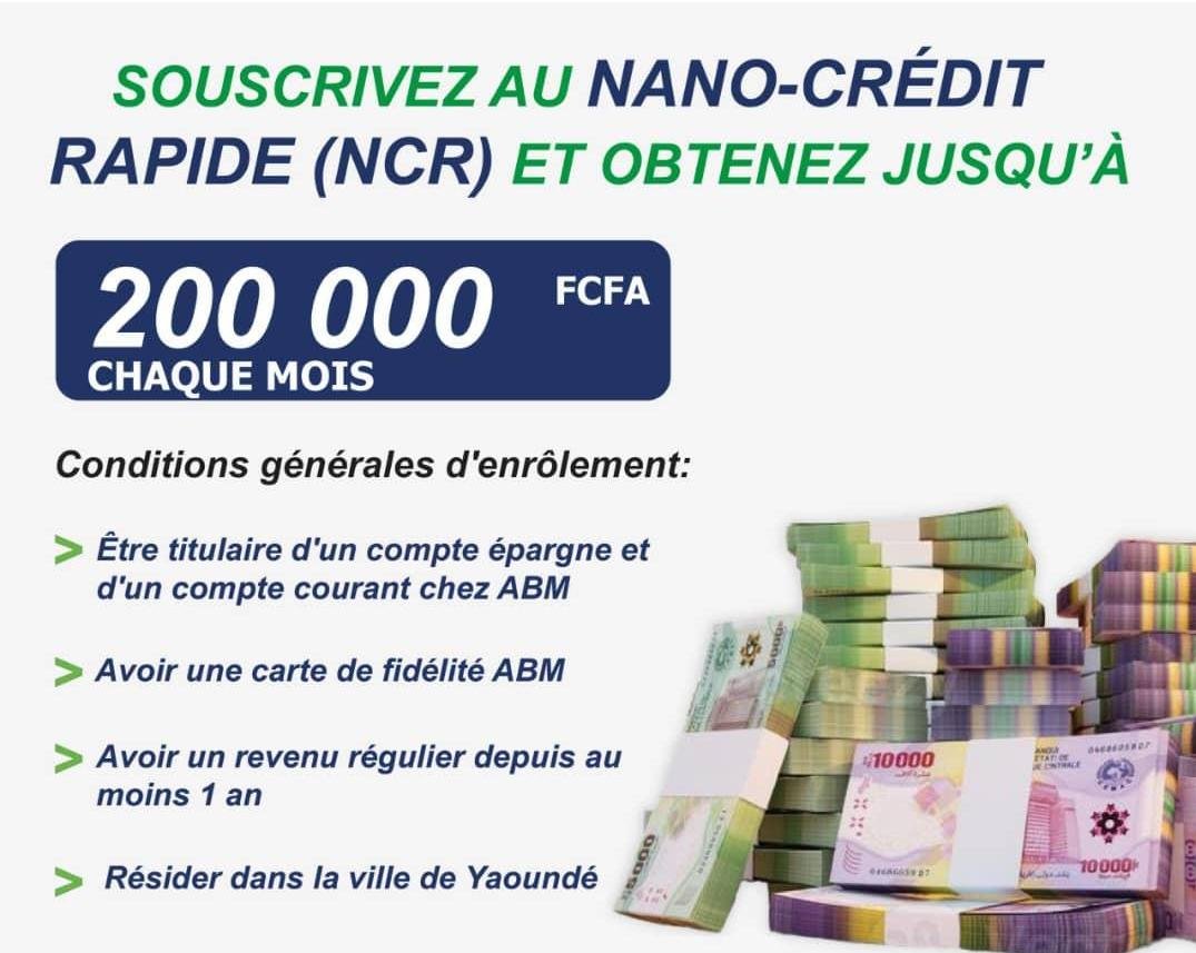 OBTENEZ JUSQU’À 200 000 FCFA CHAQUE MOIS CHEZ ABM